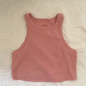 Wild Fable Blush Ribbed Tank Top